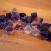 Purple Fluorite Octahedron: Crystalline Wisdom in Perfect Symmetry