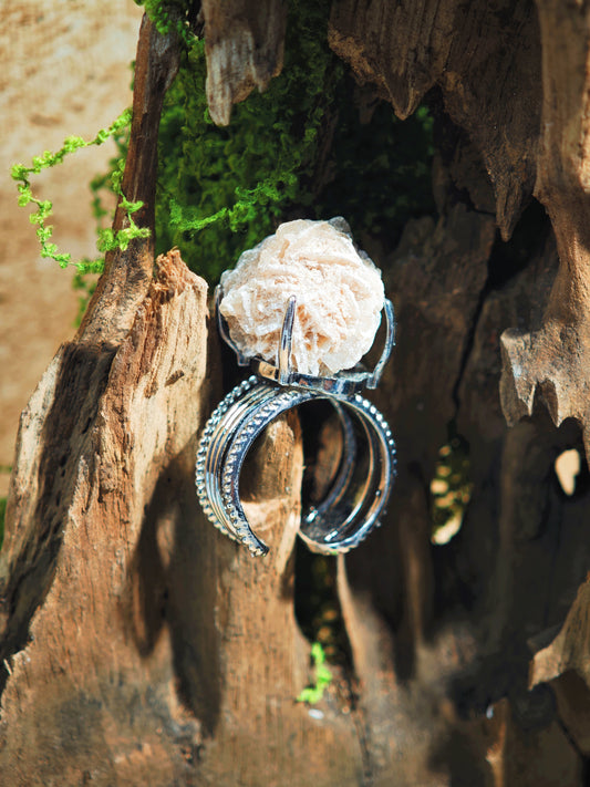 Desert Rose: A Mineral Bloom of Earth, Air, and Stillness