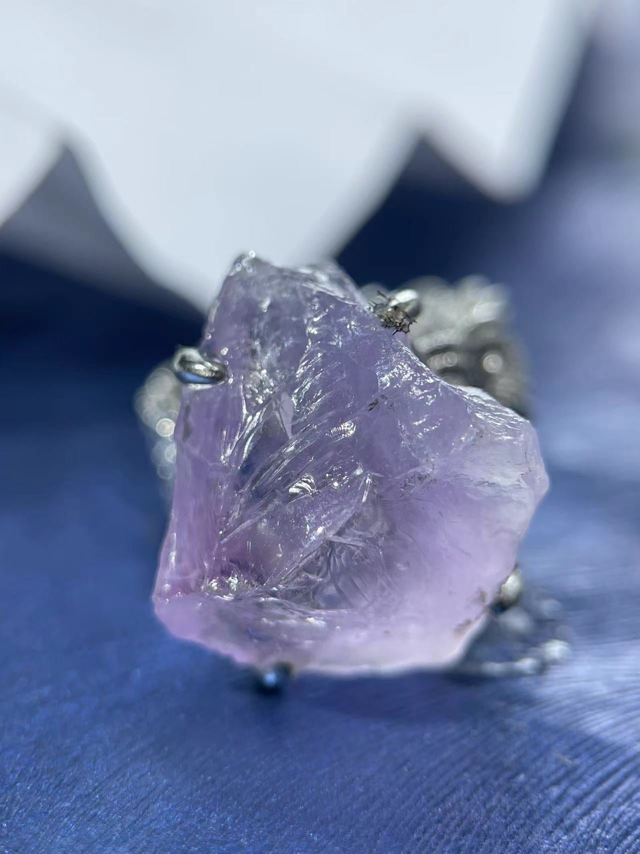 Raw Amethyst Ring