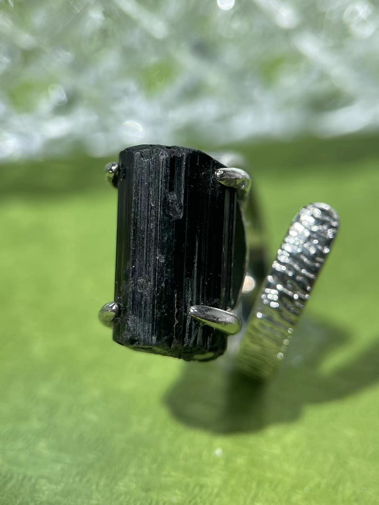 Black Tourmaline Ring