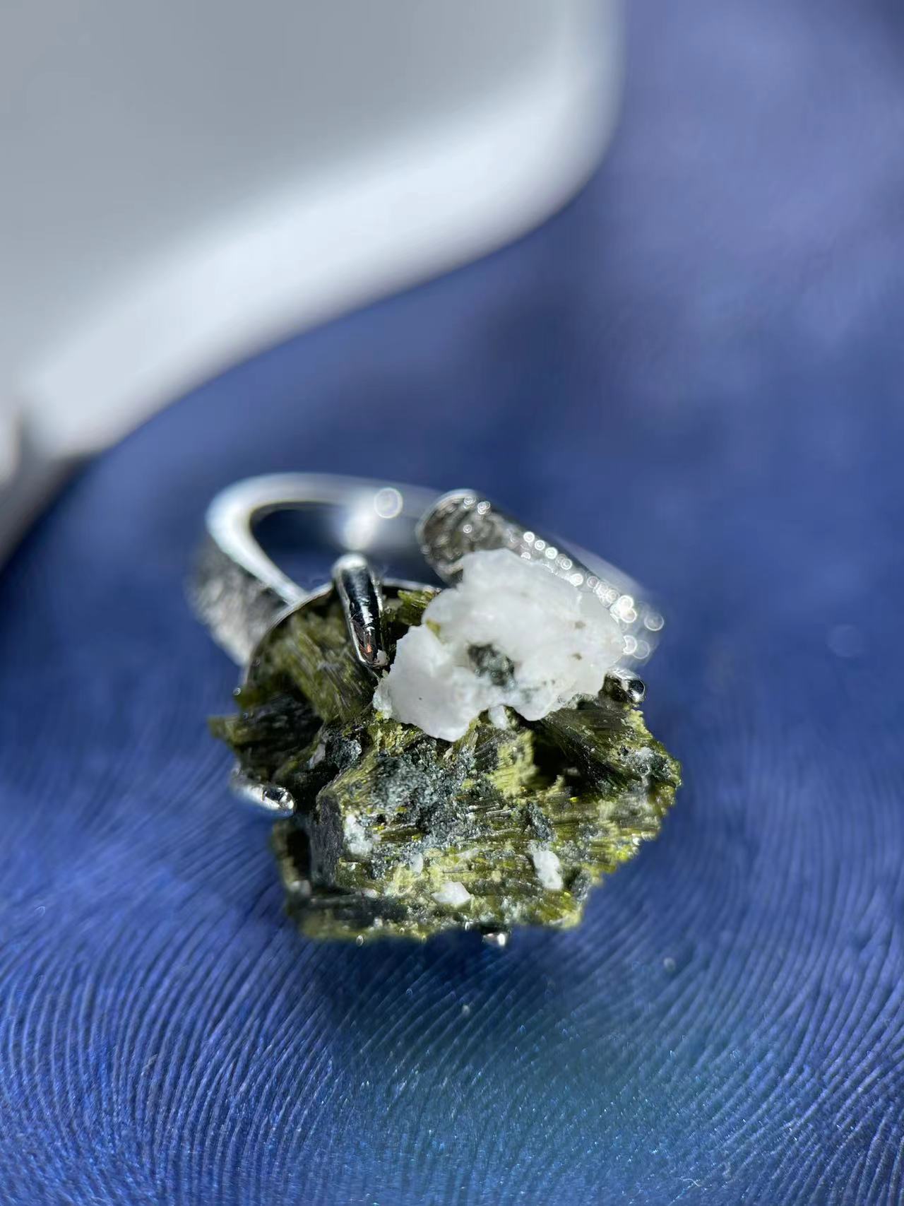 Epidote & Feldspar Ring