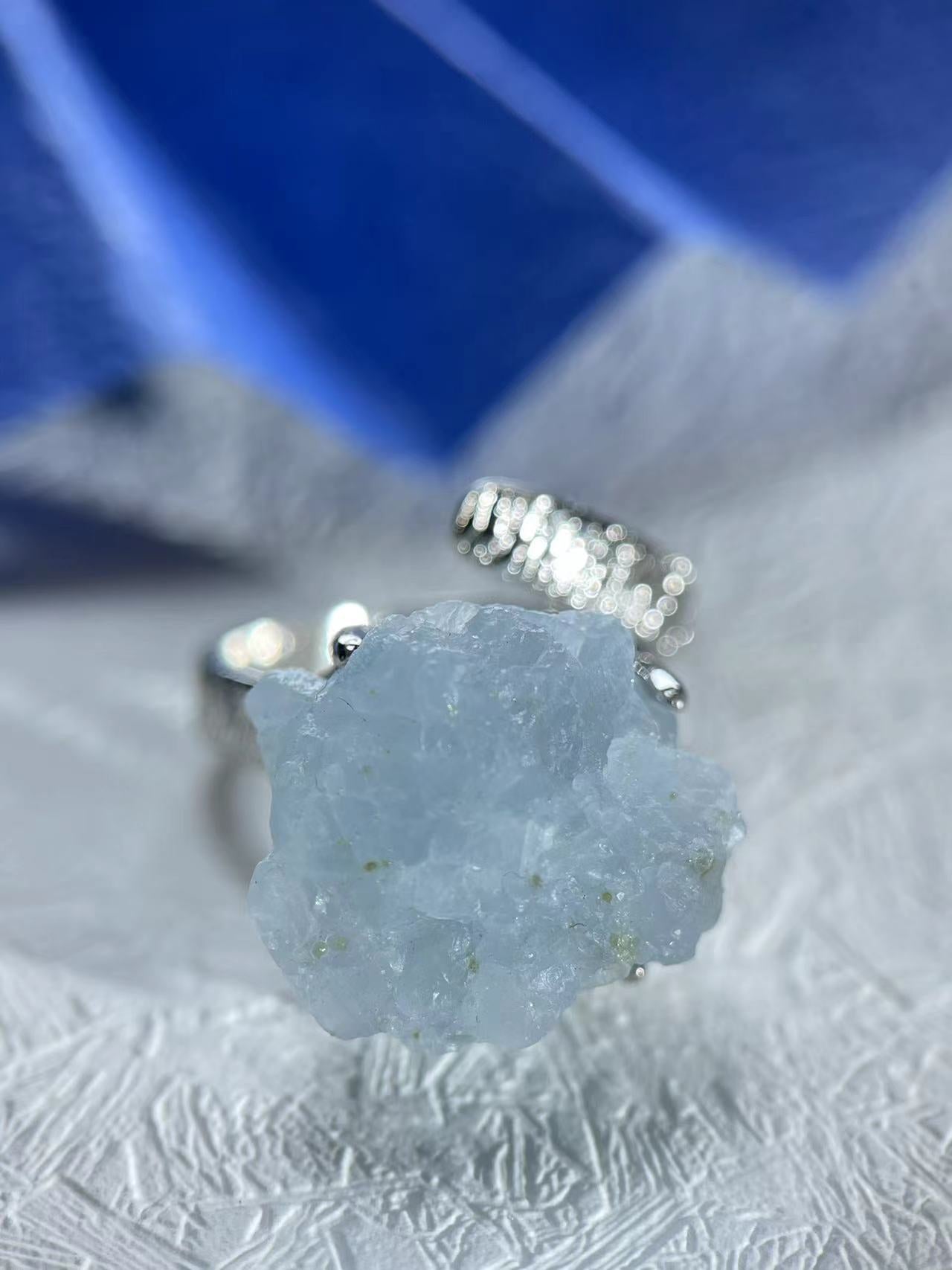 Blue Calcite ring