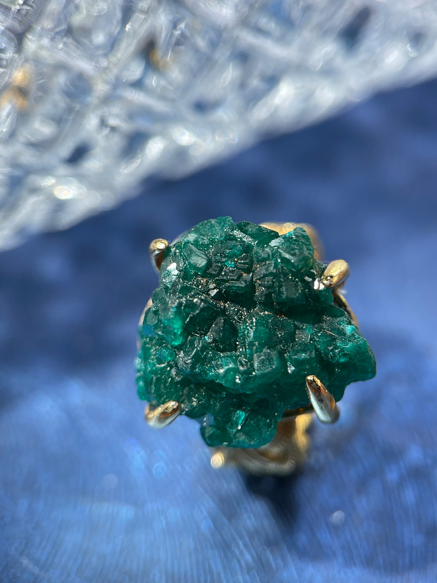 Dioptase Ring