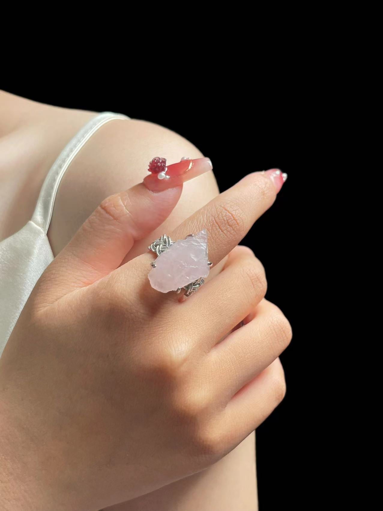 Rose Quartz Ring