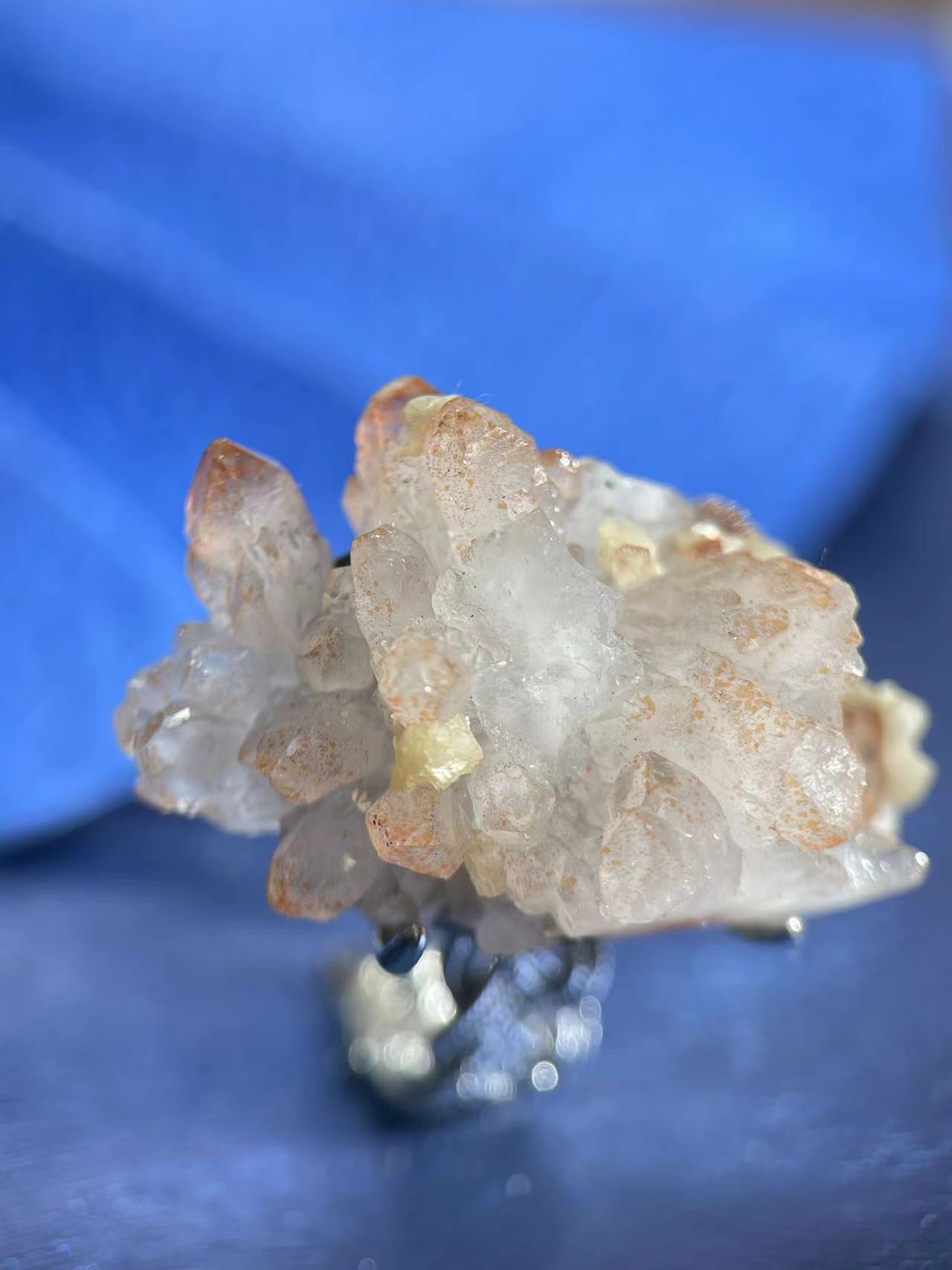 Iron-Included Quartz Cluster