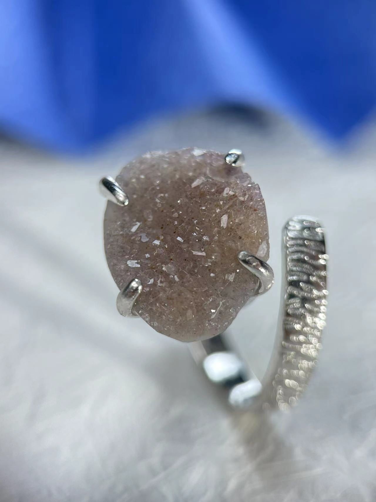 Sugar Quartz ring