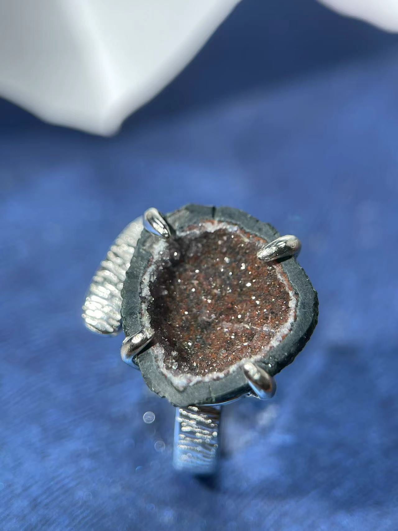 Mexican Geode Ring