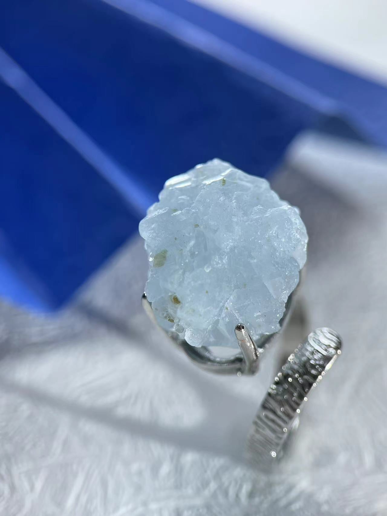 Blue Calcite ring