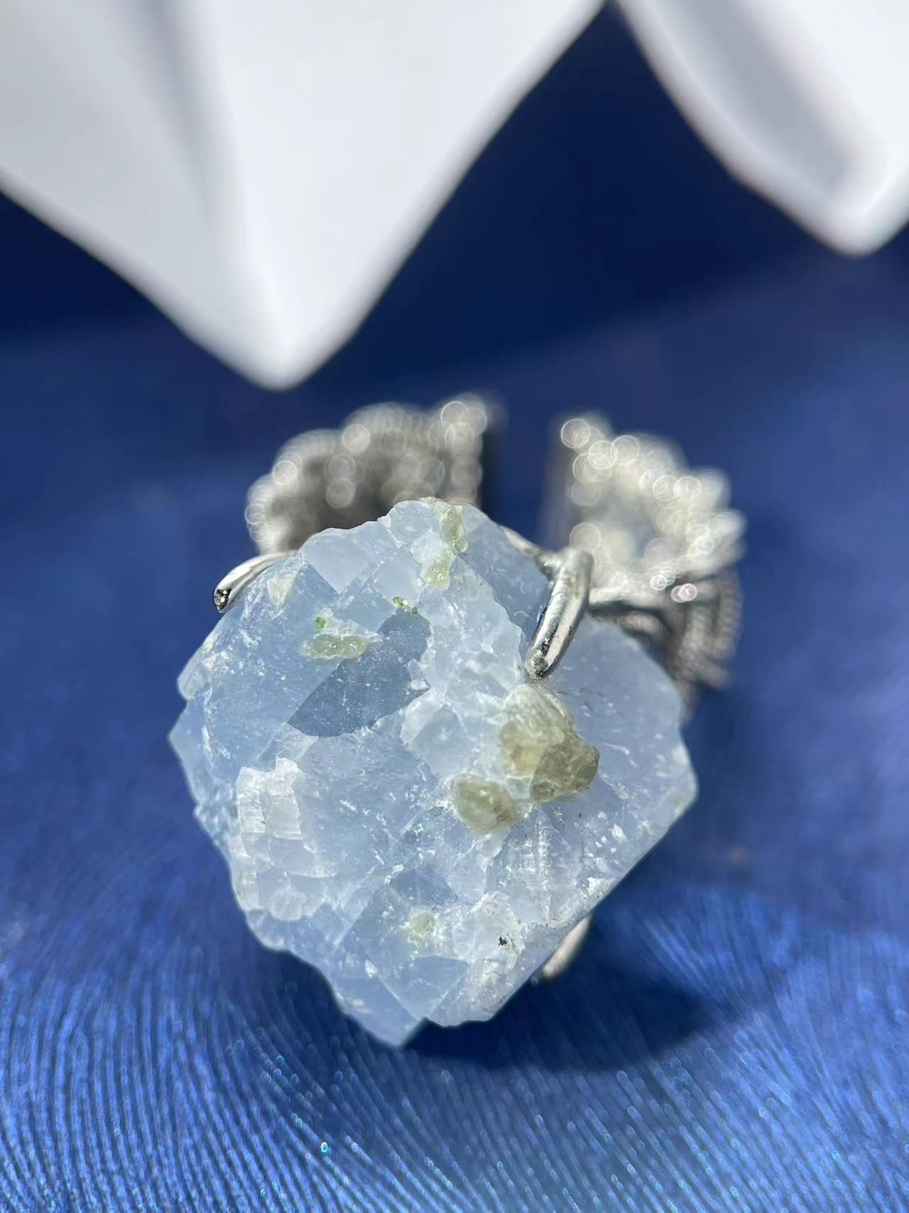 Blue Silence | Blue Fluorite Ring