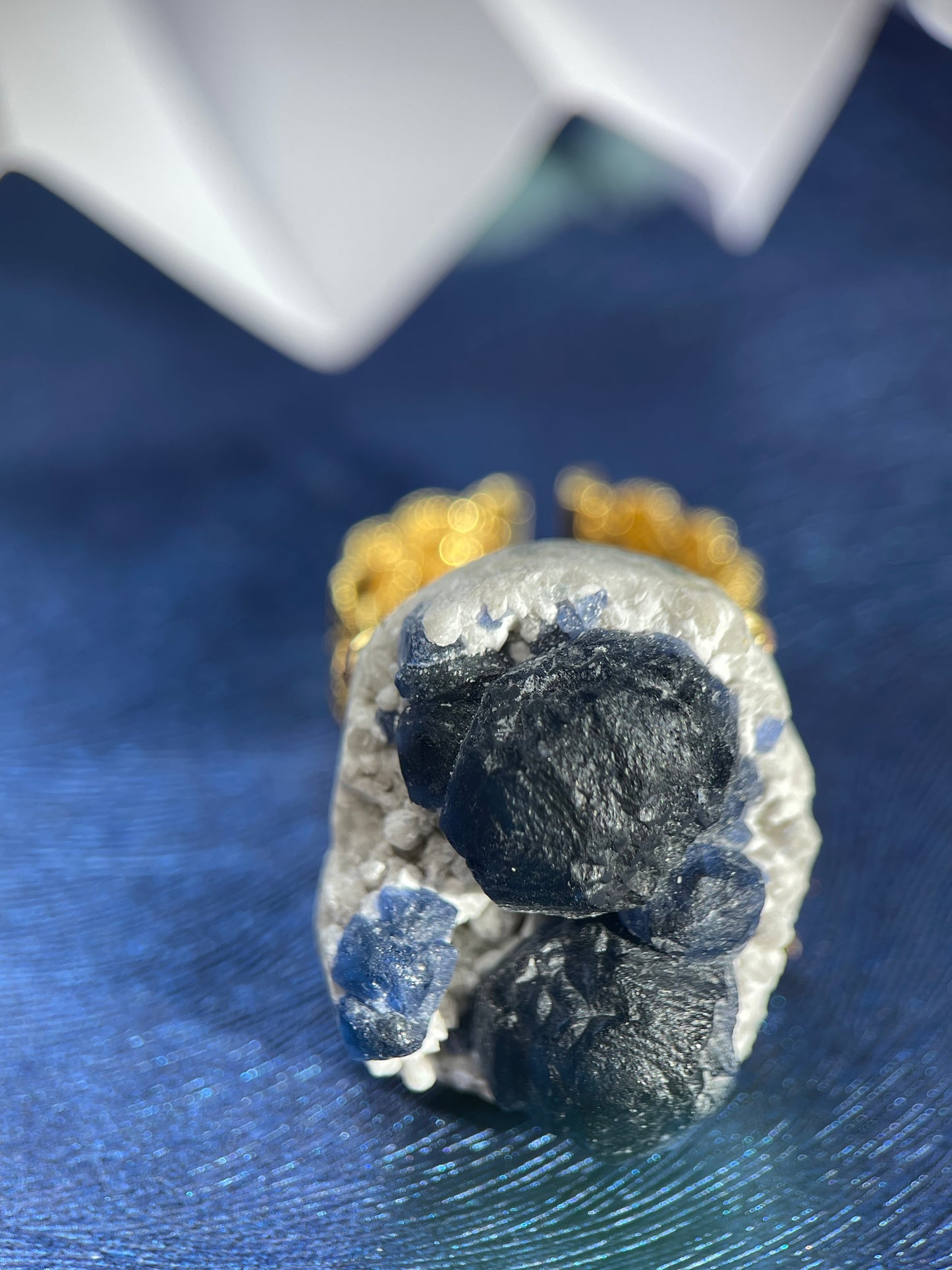 Blueberry Fluorite Ring