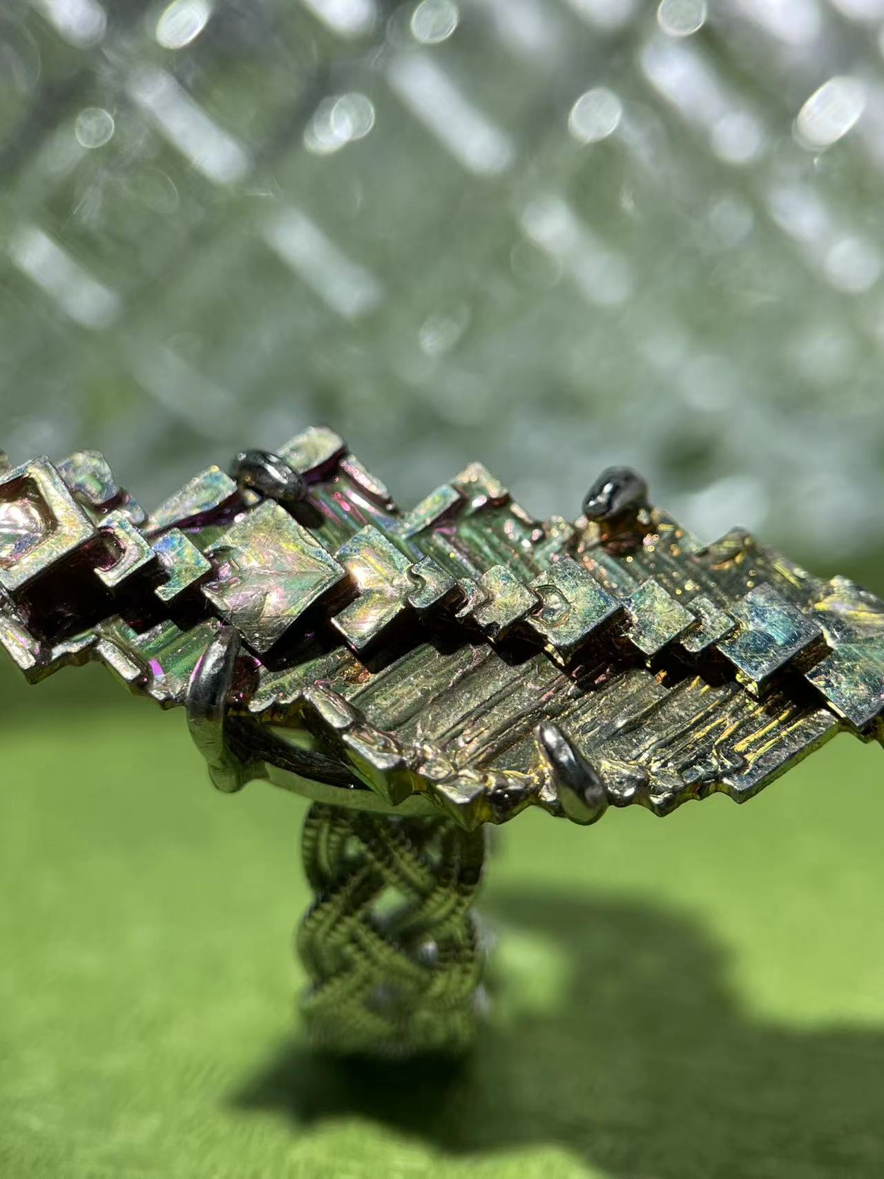 Technomancer | Rainbow Bismuth Ring