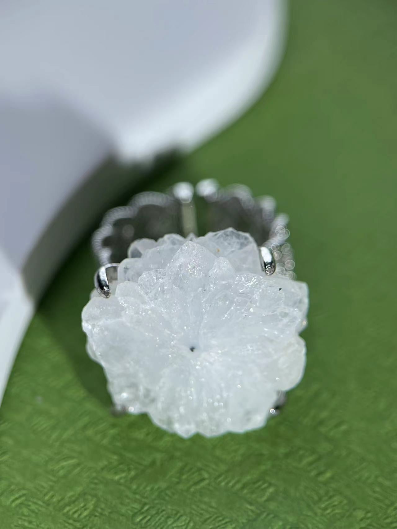 Stalactitic Quartz Ring
