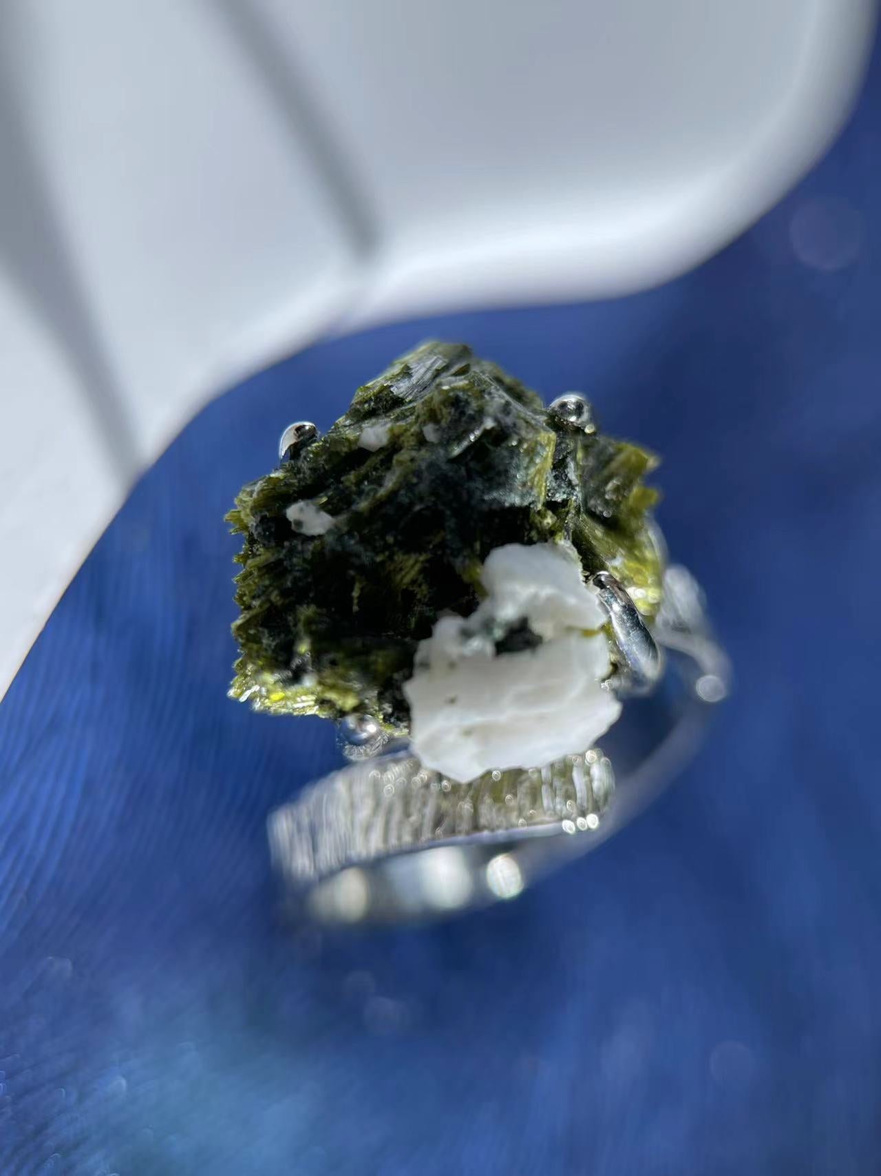 Epidote & Feldspar Ring
