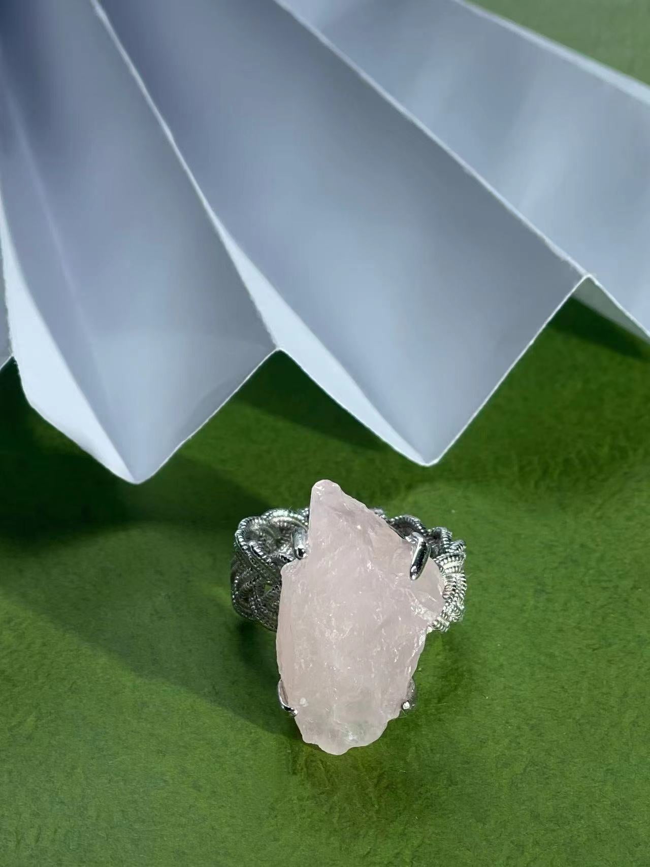 Rose Quartz Ring