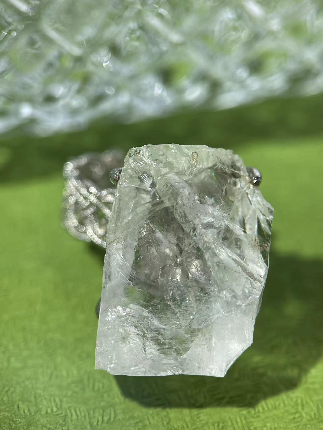 Raw Clear Quartz Ring