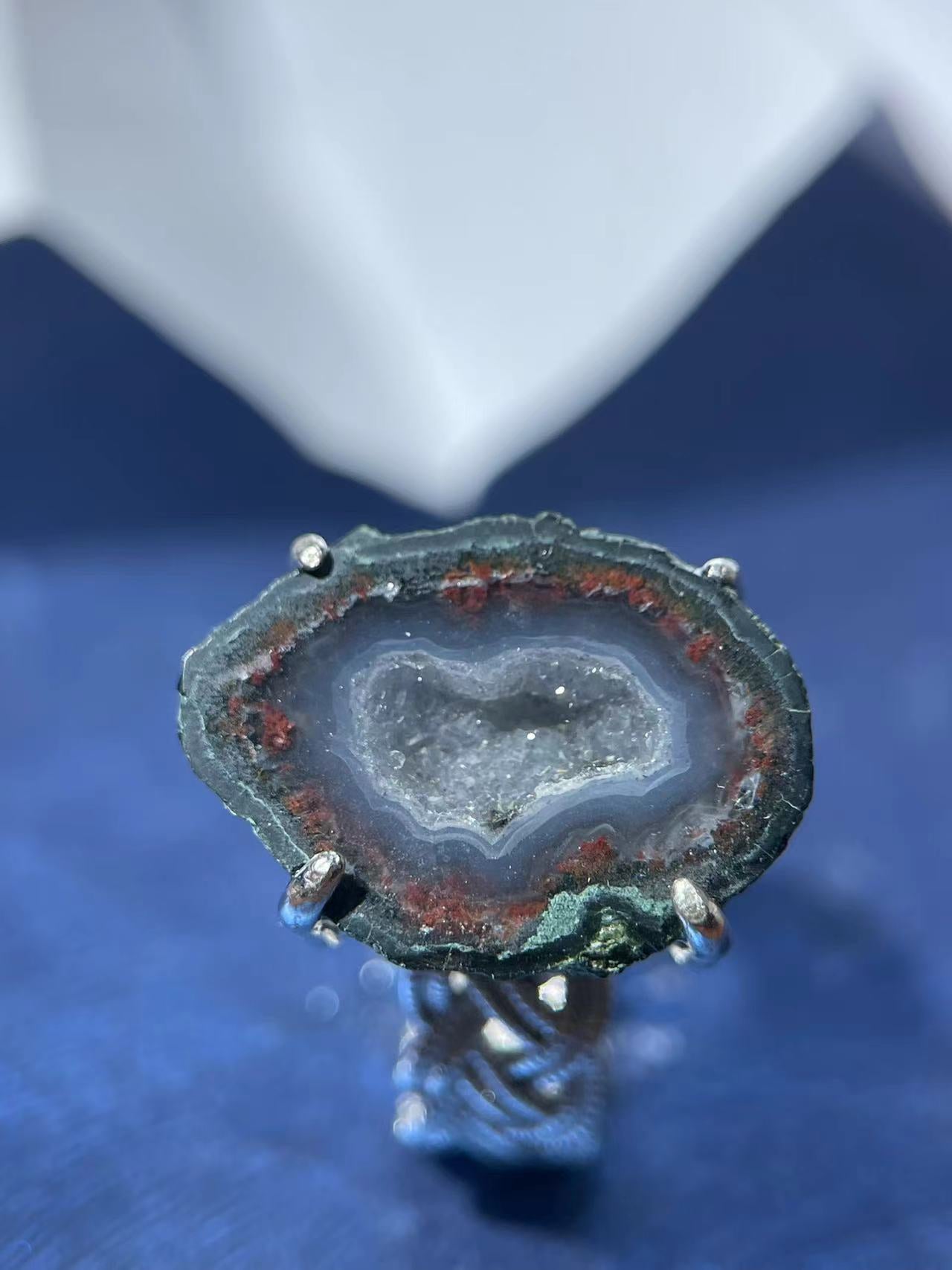 Geode Agate Ring
