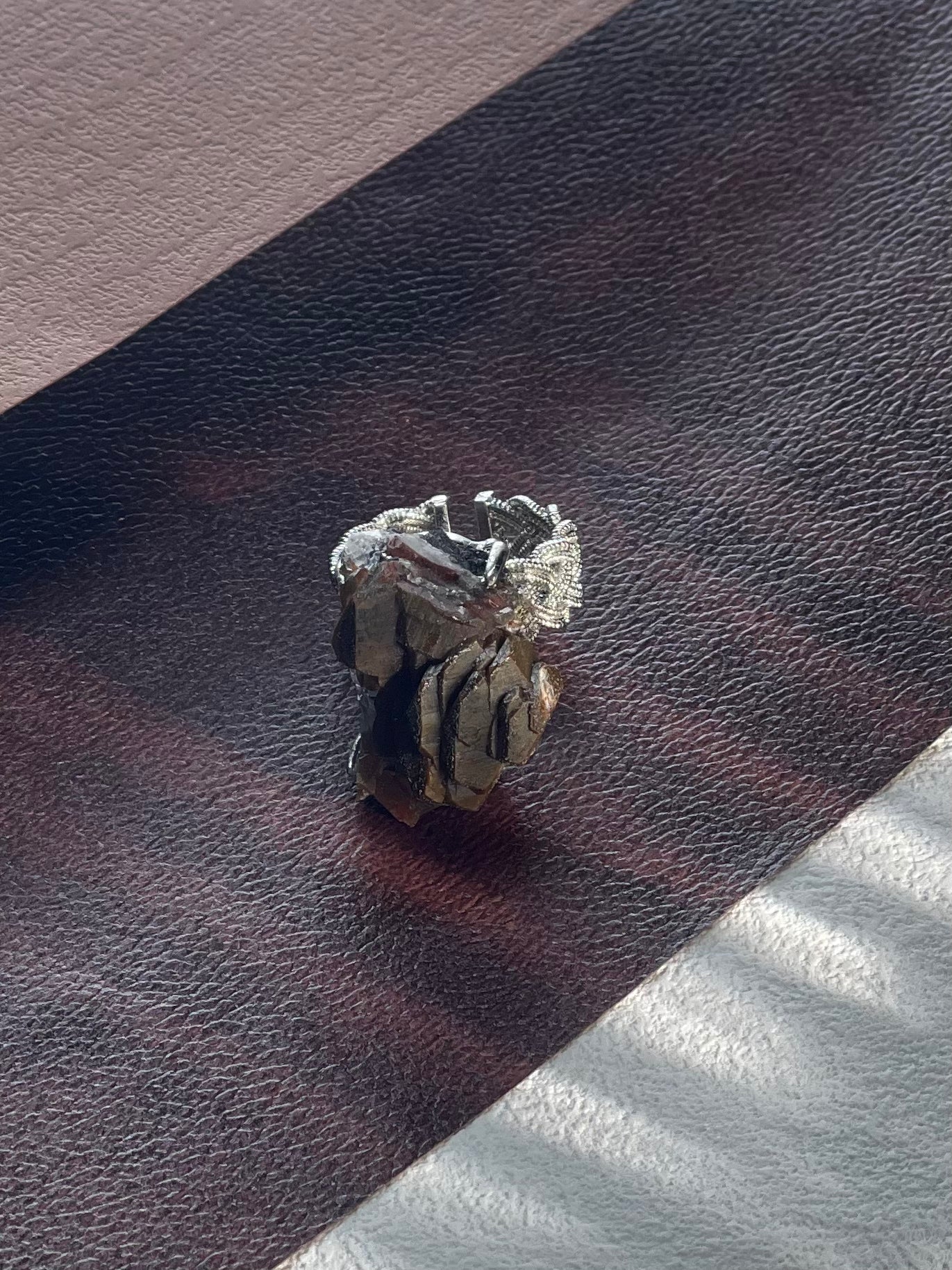 Calcite on Pyrite