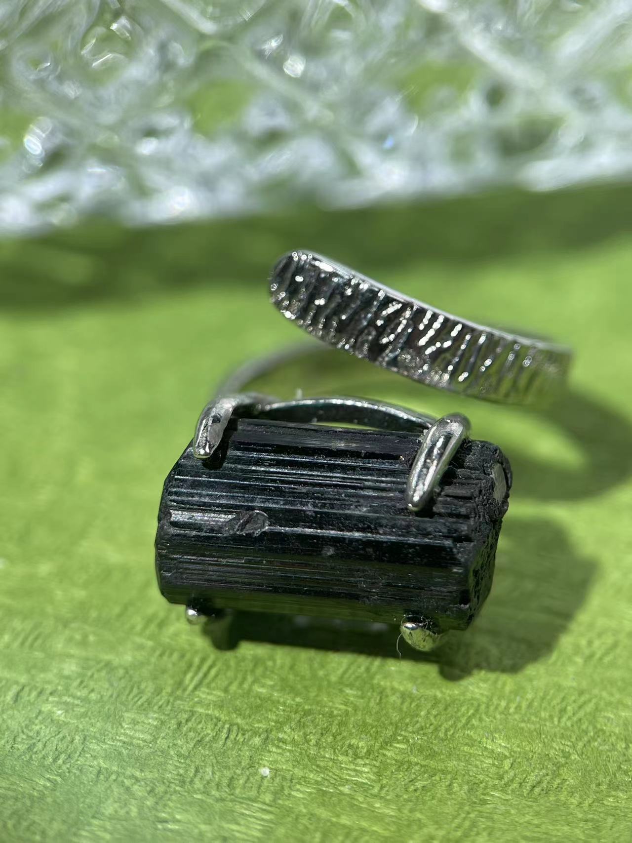 Black Tourmaline Ring