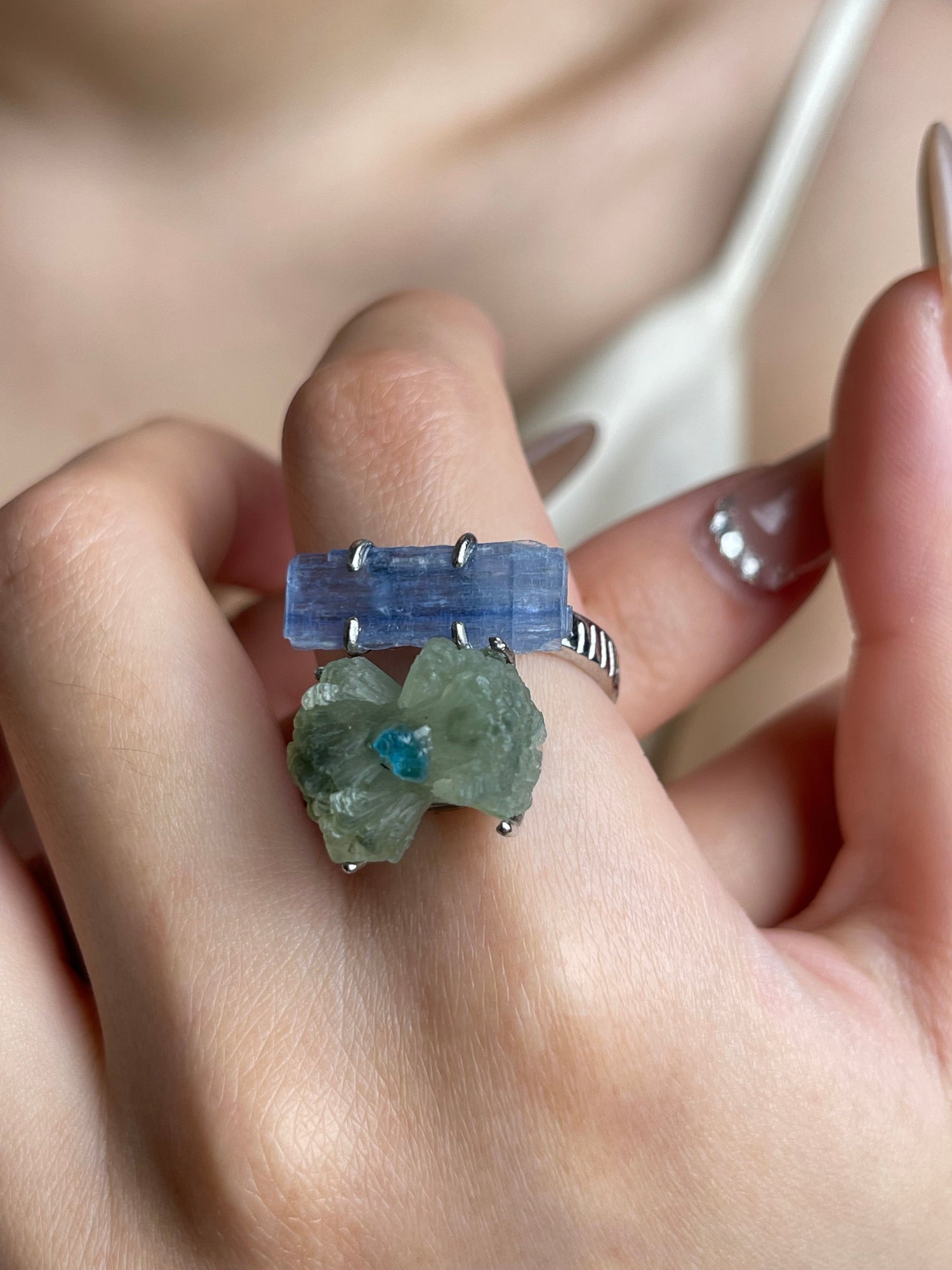 Twin Stone Rings