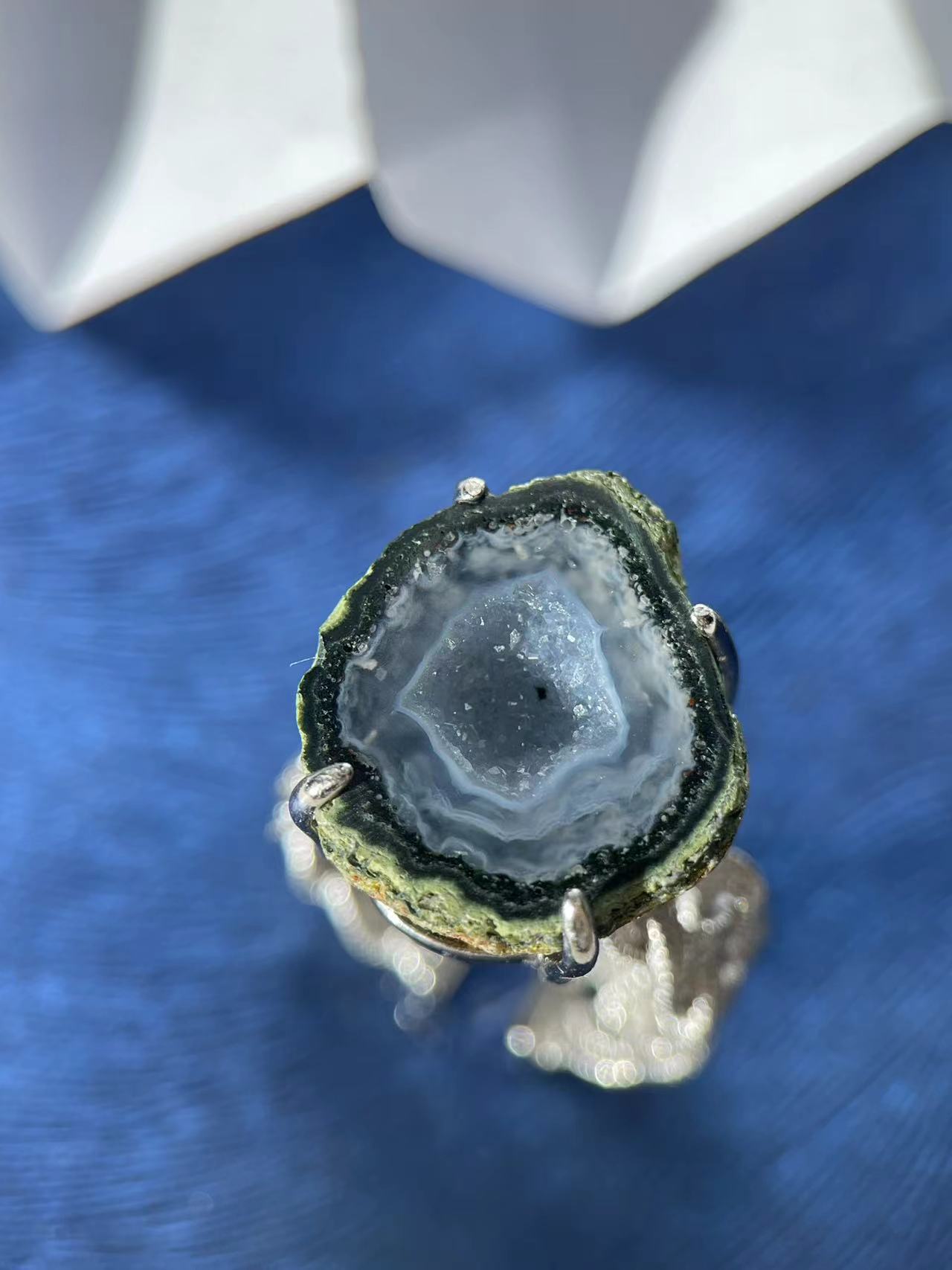 Geode Agate Ring