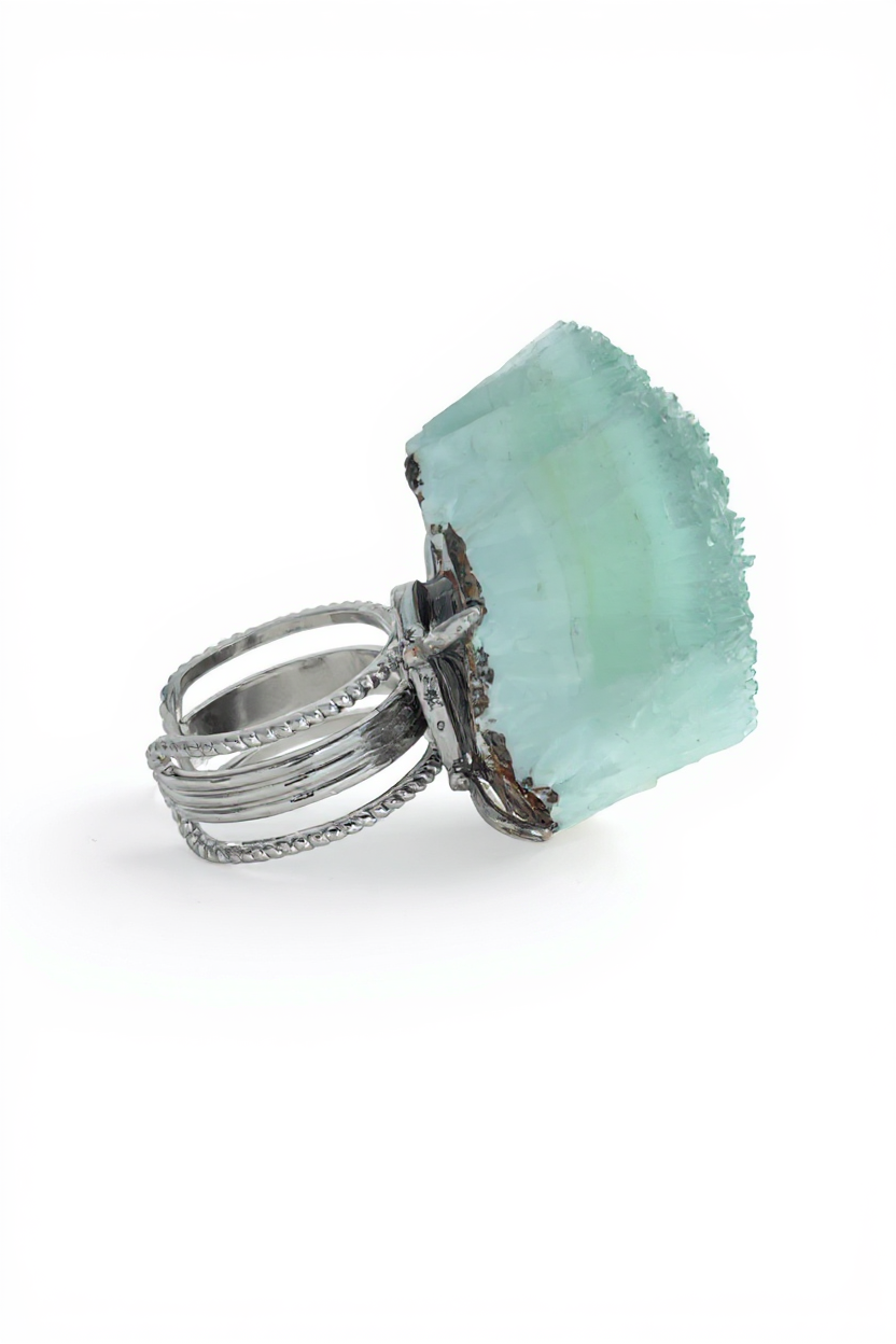 Hemimorphite Specimen Ring HE-26-A01