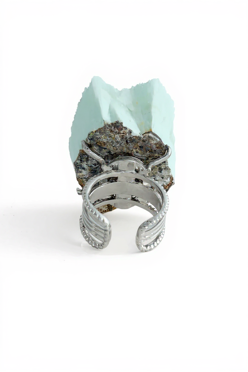Hemimorphite Specimen Ring HE-26-A01
