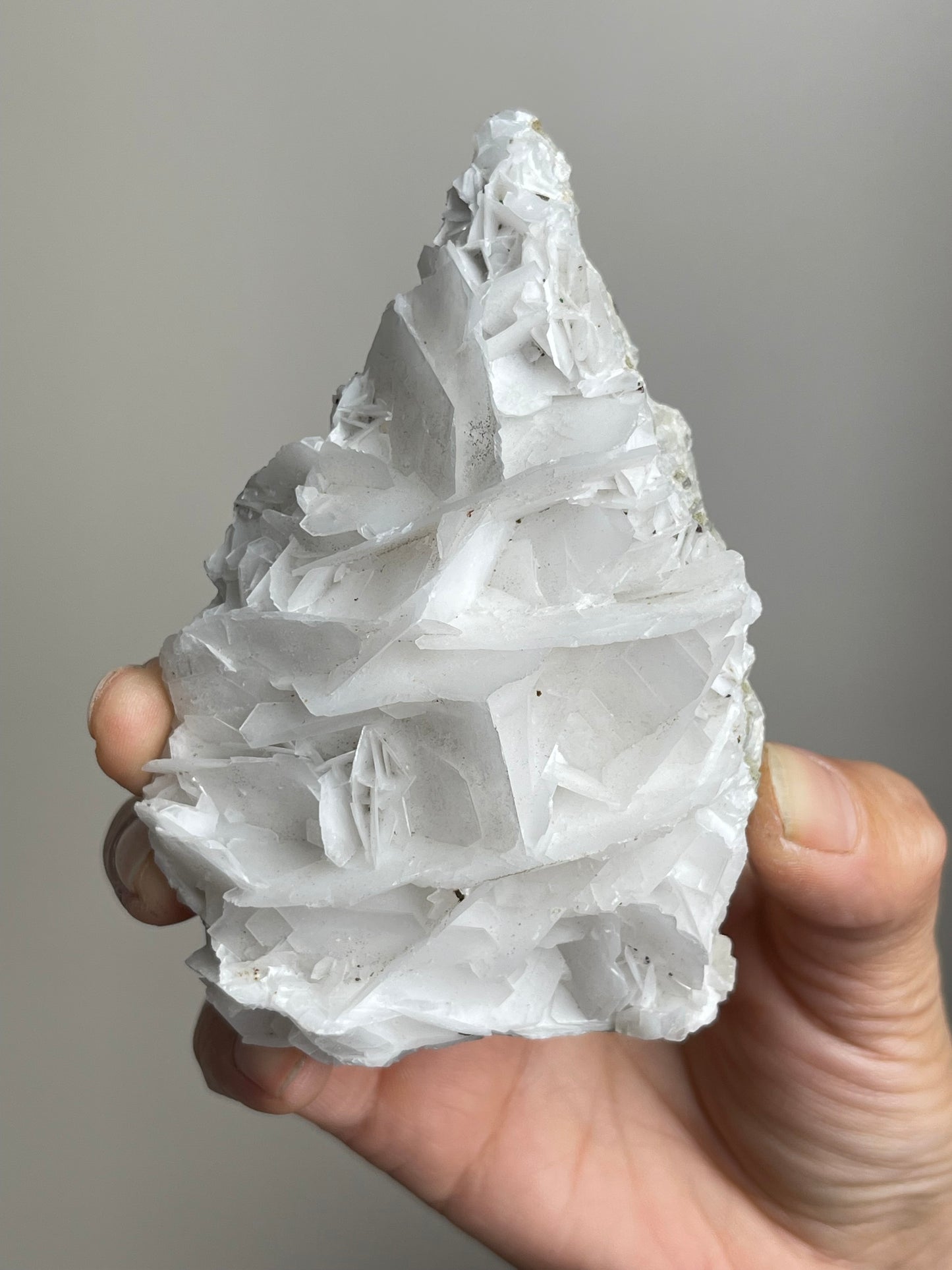White Rose Calcite Mineral Specimen from China