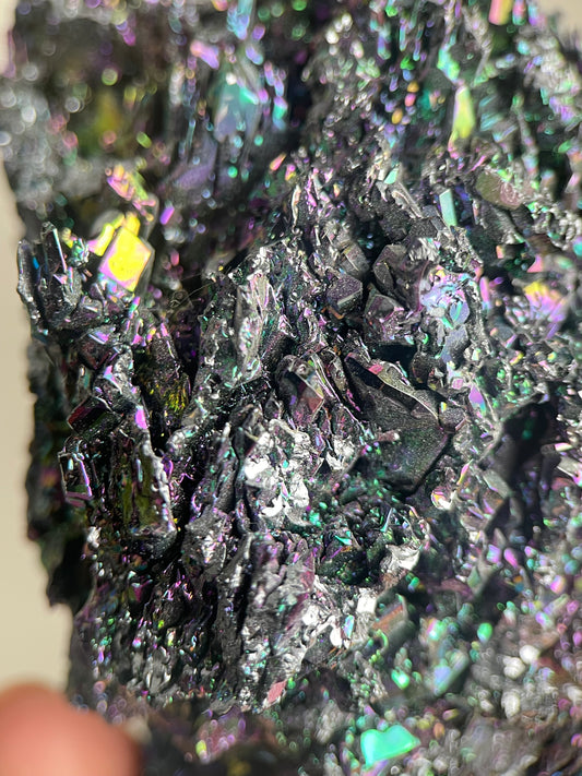 Carborundum Crystal Specimen (Silicon Carbide) | Display Piece