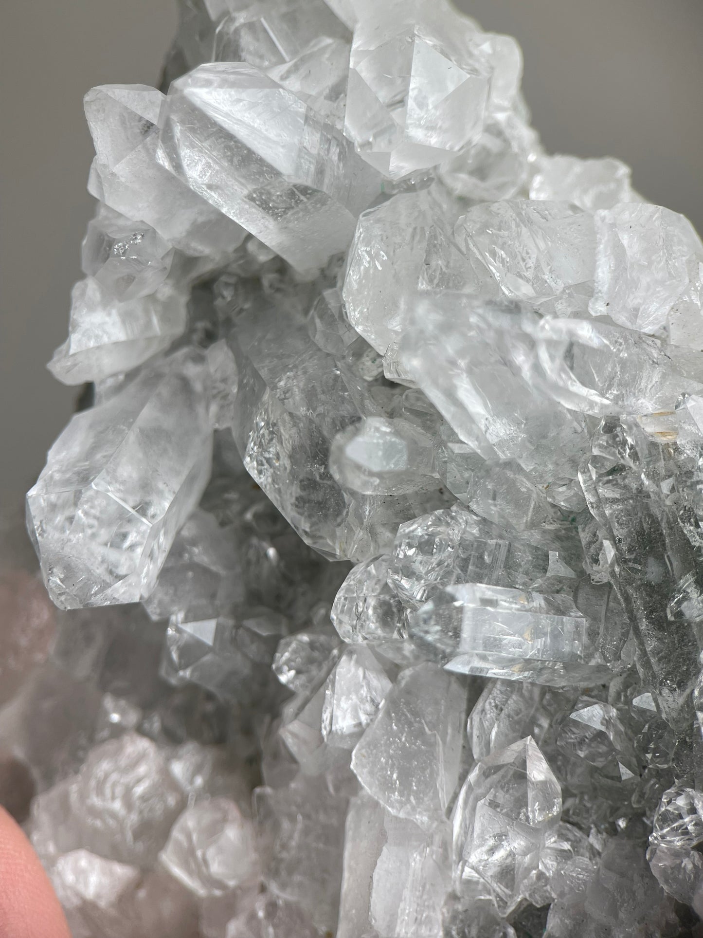 Himalayan Quartz Cluster with Chlorite from Kullu District, India | Mineral Specimen