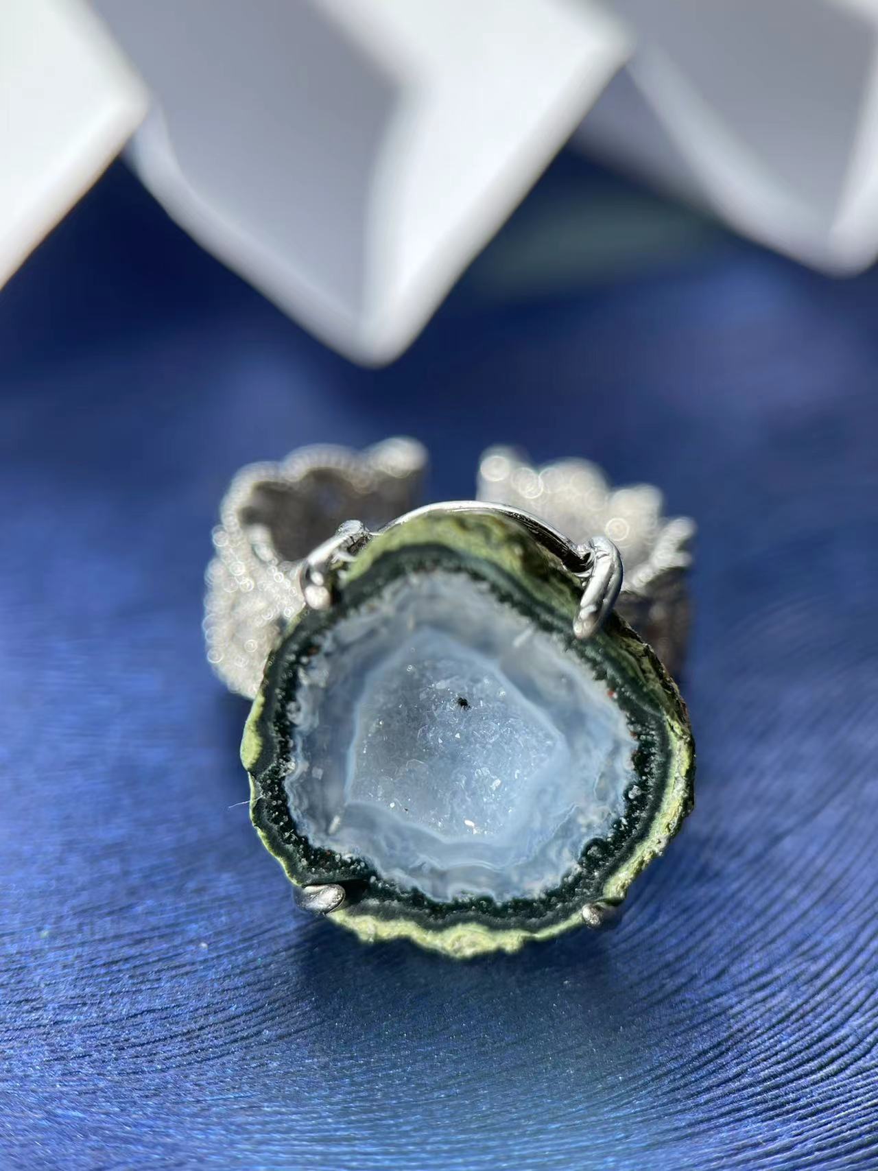 Geode Agate Ring