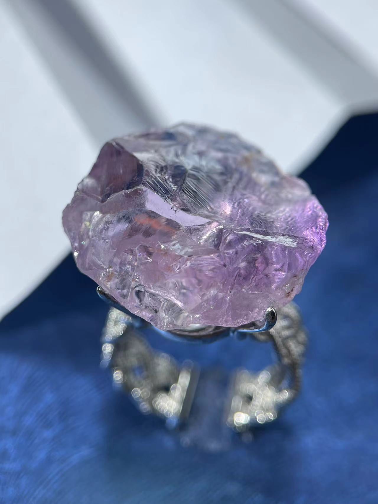 Raw Amethyst Ring