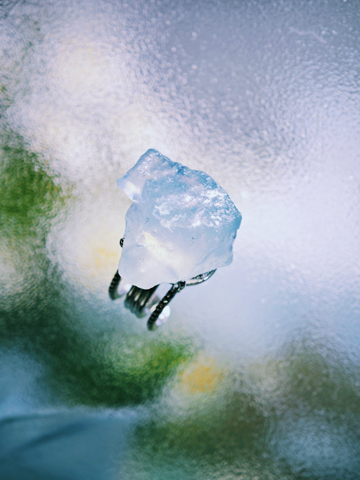 Raw Aquamarine Ring