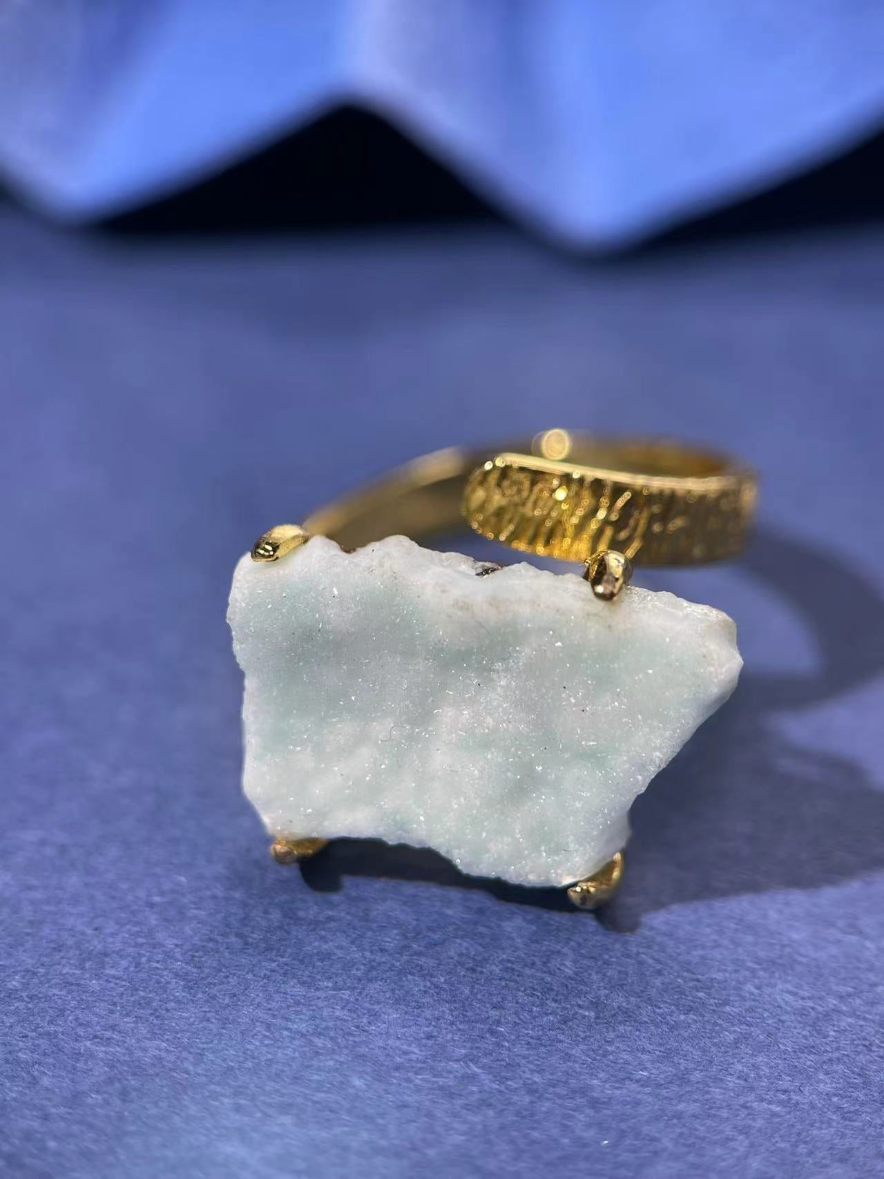 Blue Lace Agate Ring