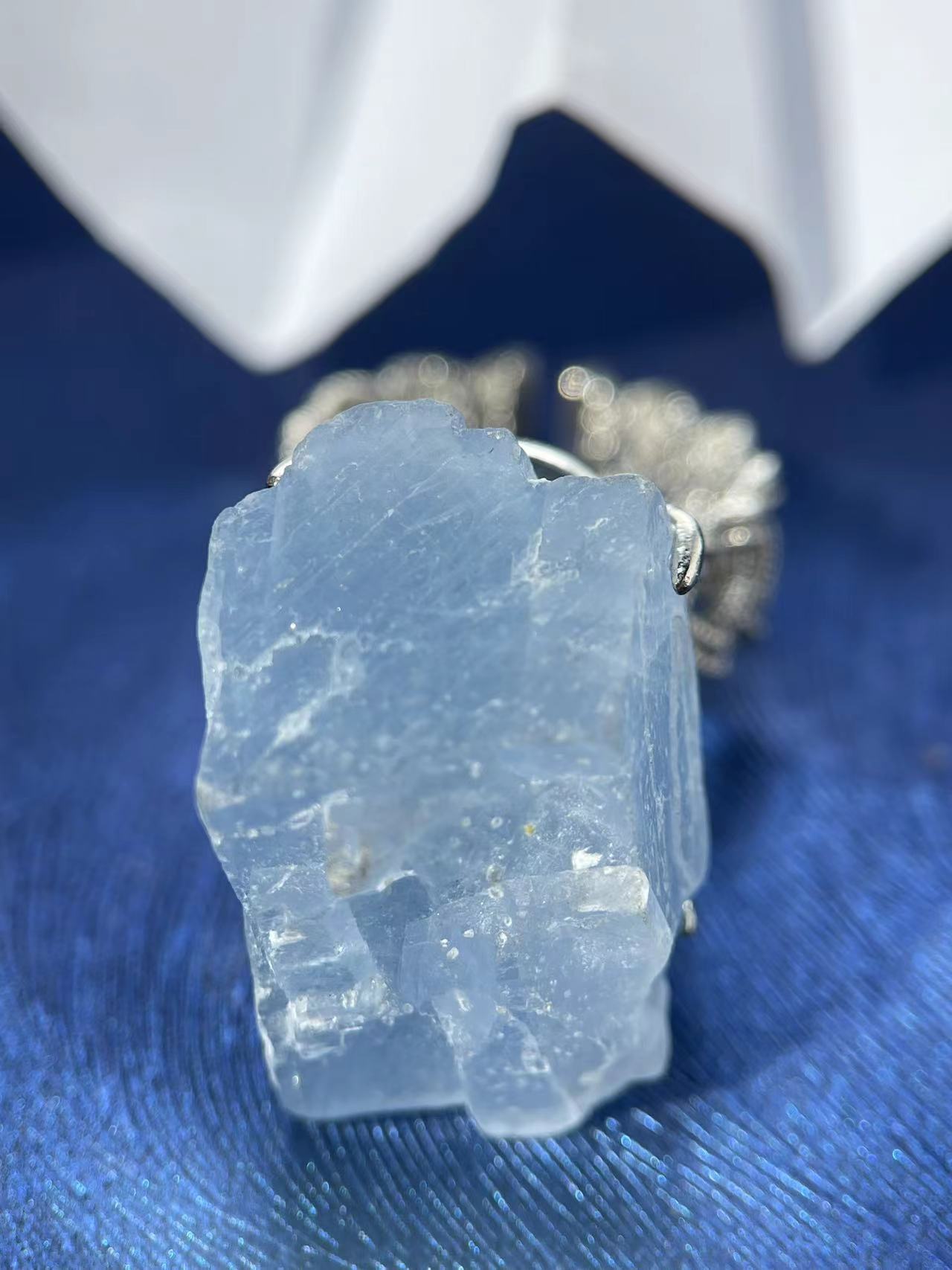 Blue Calcite Ring