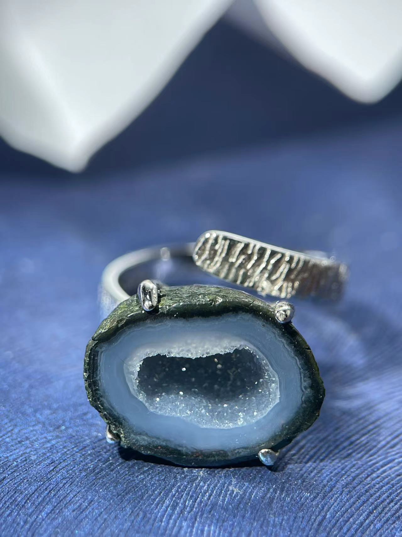 Mexican Geode Ring