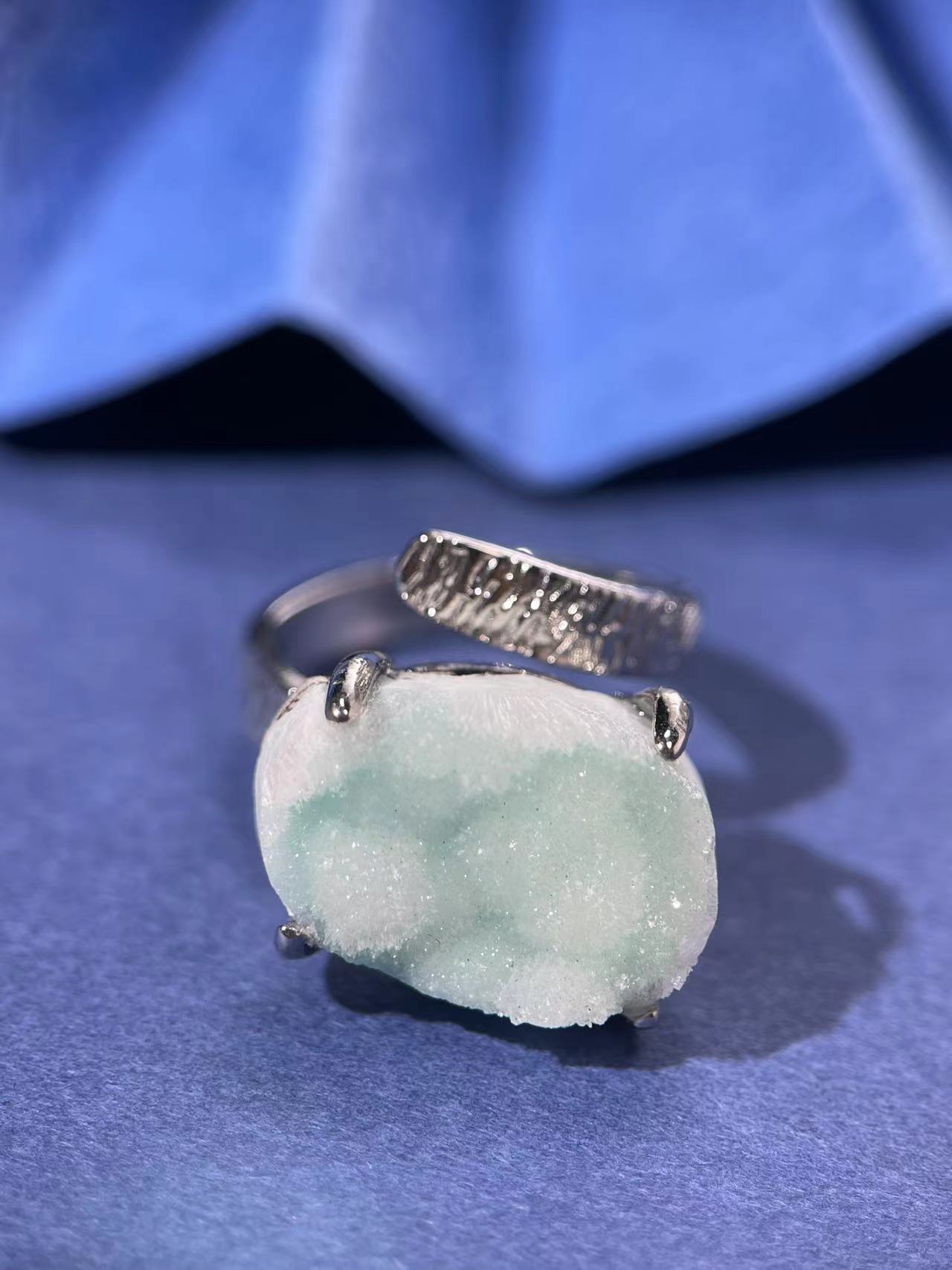 Blue Lace Agate Ring