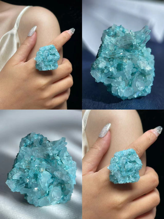 Blue Sima (Blue Hemimorphite)