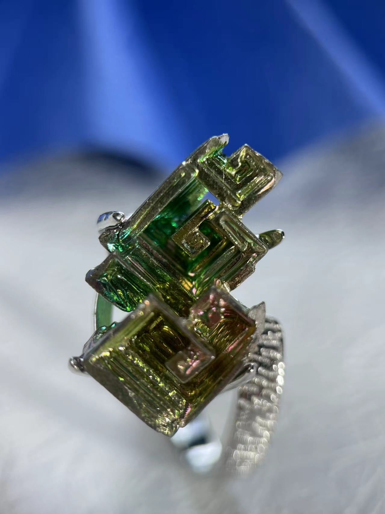 Technomancer | Rainbow Bismuth Ring