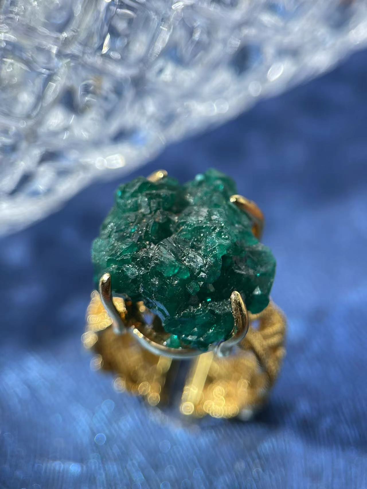 Dioptase Ring