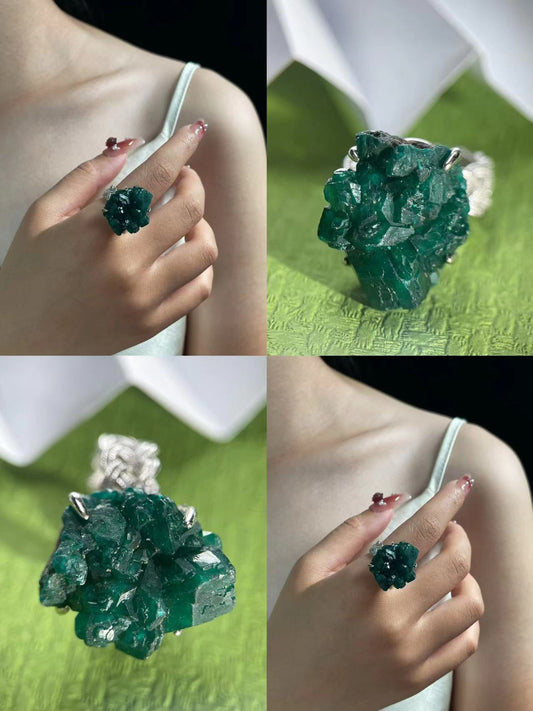 Dioptase Ring