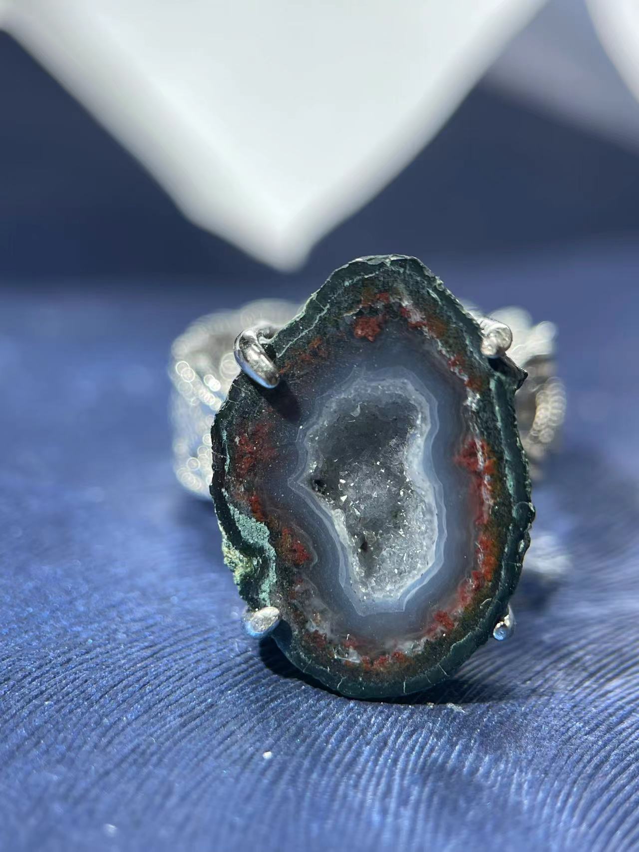 Geode Agate Ring