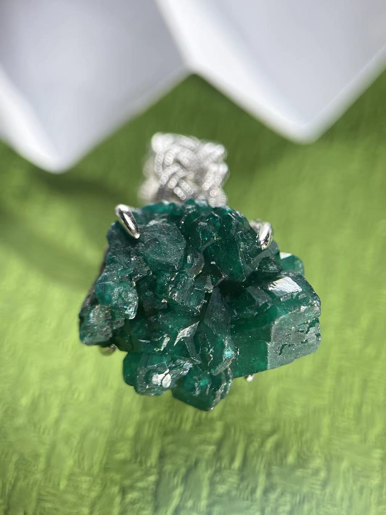 Dioptase Ring
