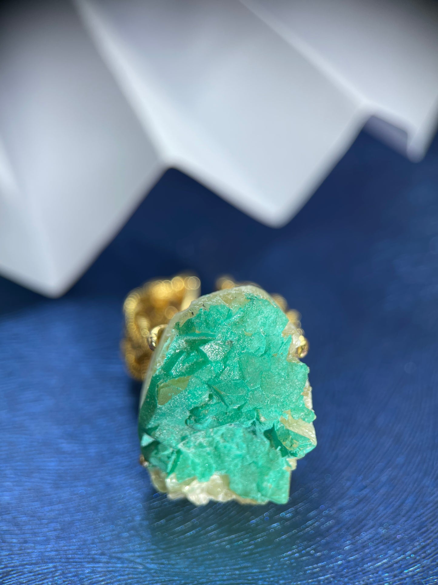 Natural Yellow‑Green Fluorite