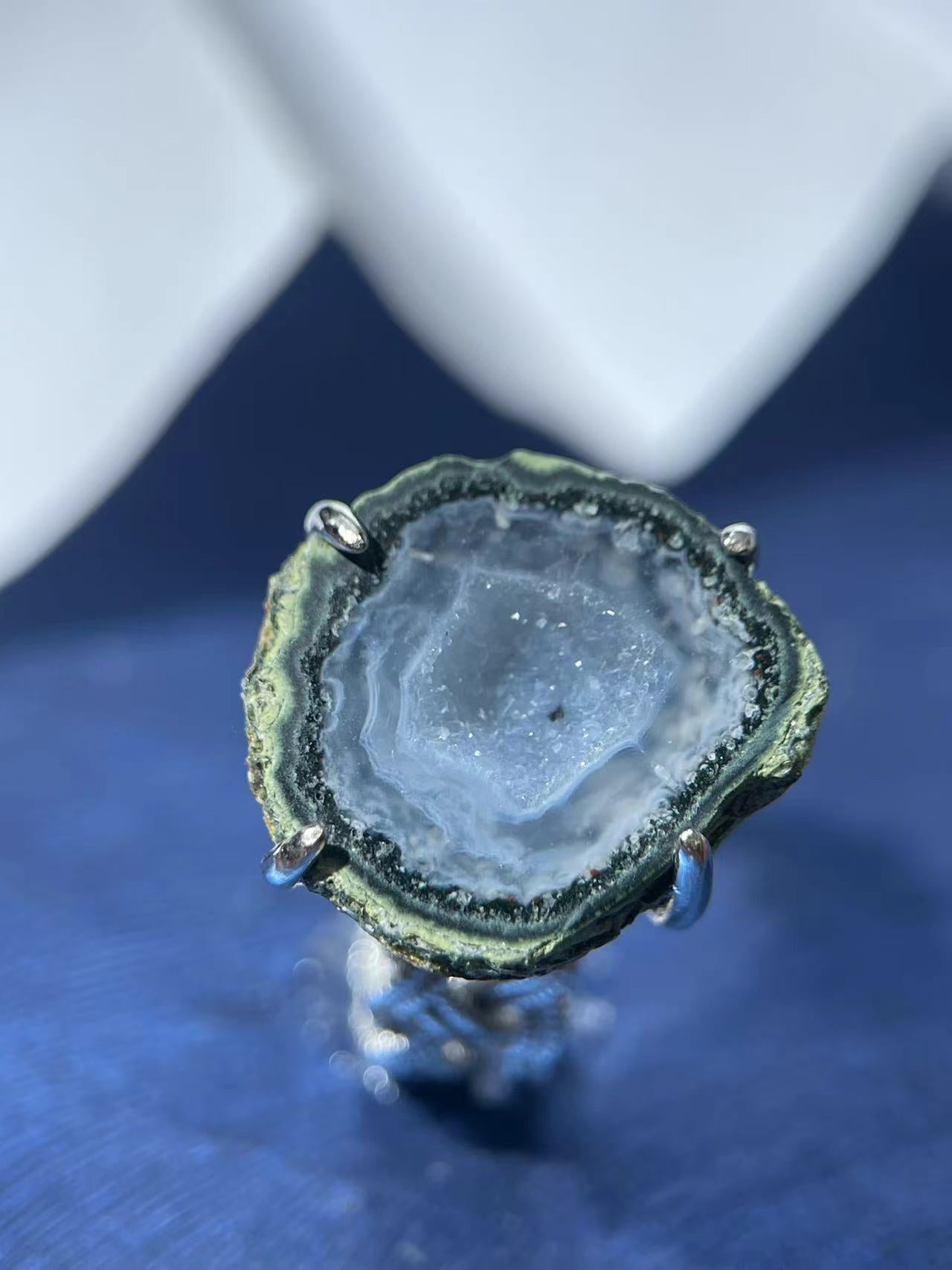 Geode Agate Ring