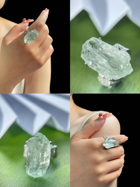 Green Quartz Ring