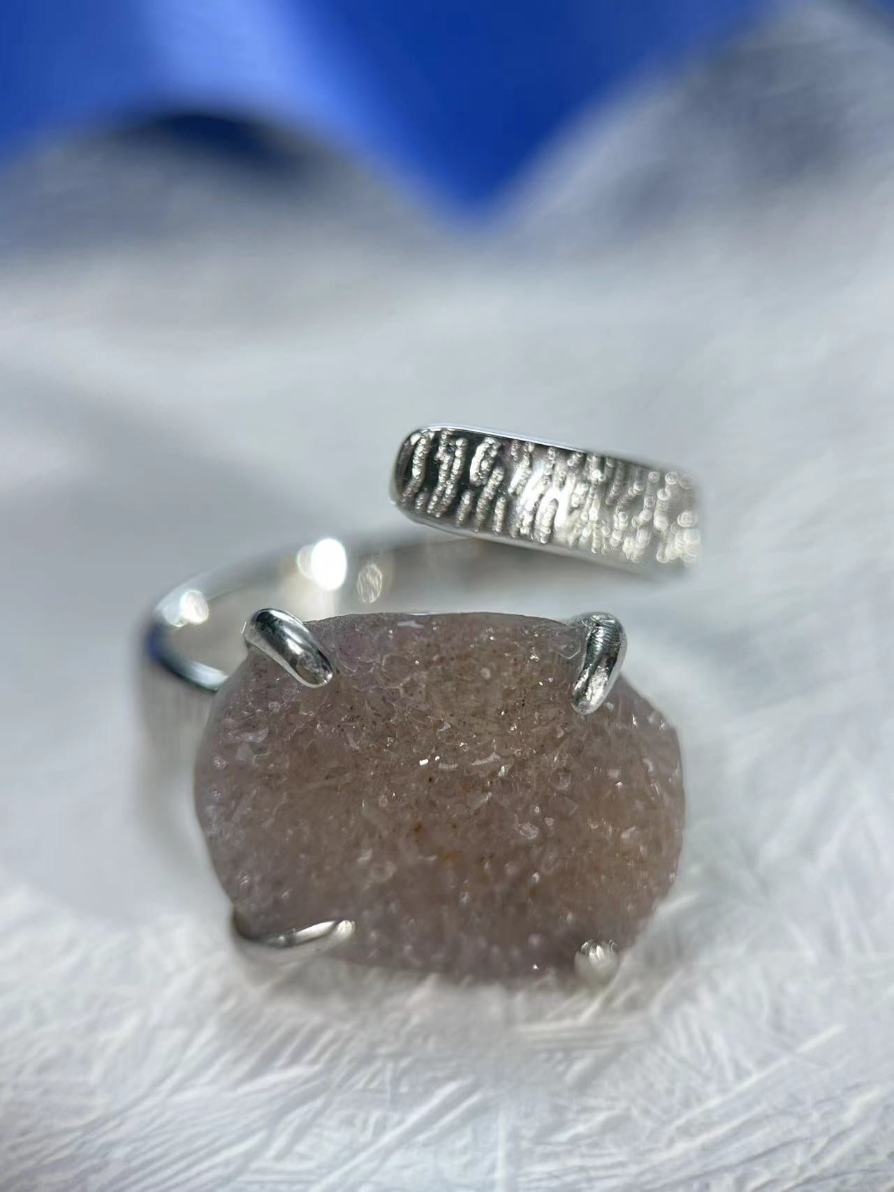 Sugar Quartz ring