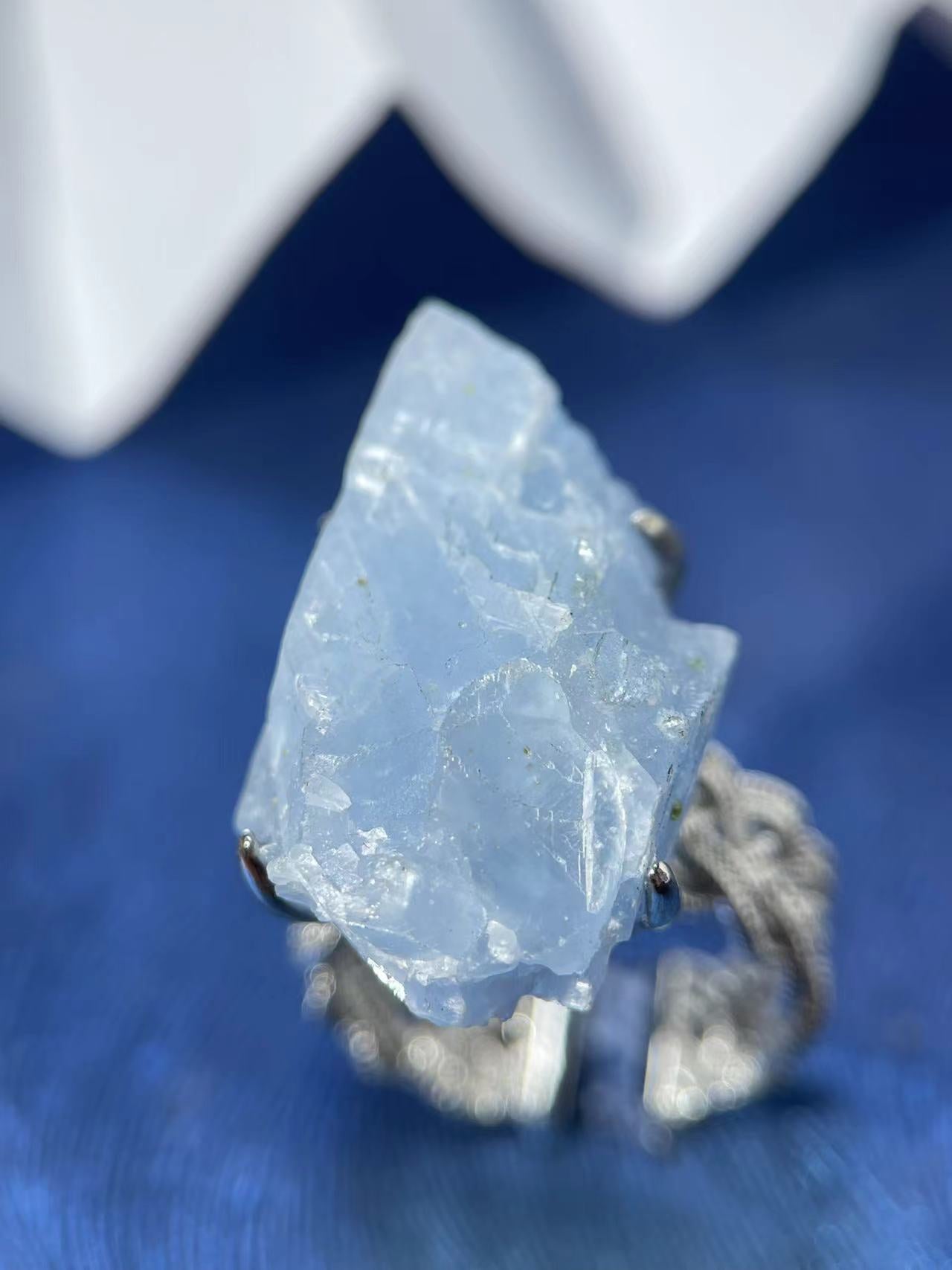 Blue Calcite Ring