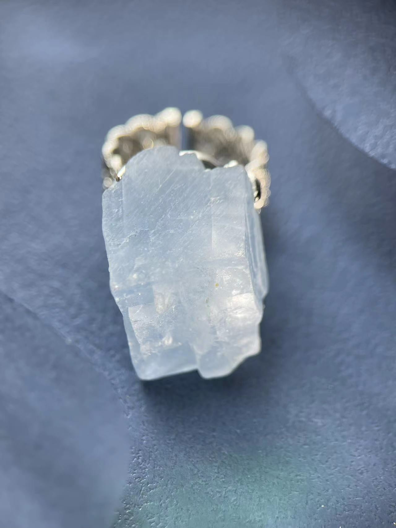 Blue Calcite Ring