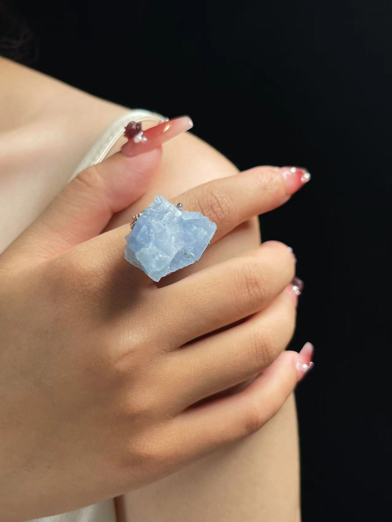 Blue Silence | Blue Fluorite Ring