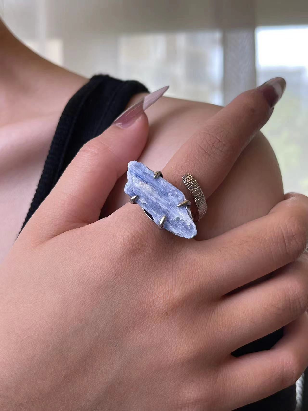 Blue Kyanite Ring